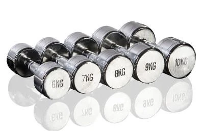 Svarmuo / hantelis GYMSTICK Pro Chrome Dumbbell (0,5–10 kg) (Svoris: 10 kg)