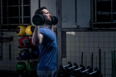 Hantelių komplektas TUNTURI PU 34-42 KG