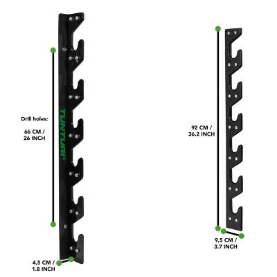 Horizontalus štangų stovas TUNTURI Gun Rack