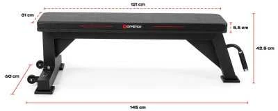 Horizontalus suoliukas GYMSTICK Flat Bench PRO