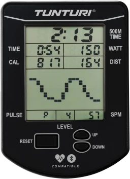 None Irklavimo treniruoklis TUNTURI Platinum RW30 Rower. By Fluid + App