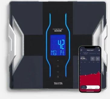 Tanita svarstyklės-išmanusis (Bluetooth) kūno kompozicijos analizatorius (nesegmentinis) RD-953