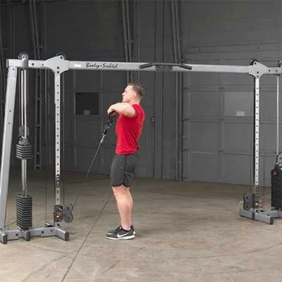 Kryžminės traukos treniruoklis Deluxe Body-Solid GDCC250