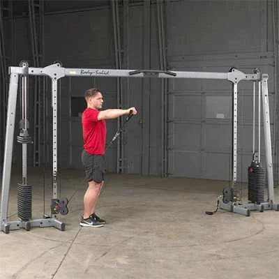 Kryžminės traukos treniruoklis Deluxe Body-Solid GDCC250