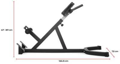 Jėgos suoliukas GYMSTICK Back Bench