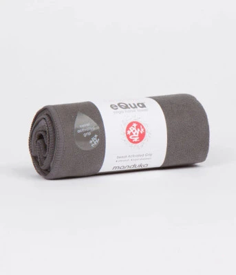 Jogos rankšluostis Manduka eQua® YOGA HAND TOWEL (Spalva: Thunder)