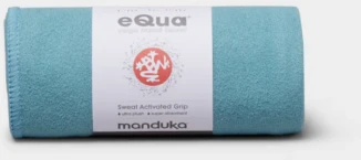 Jogos rankšluostis Manduka eQua® YOGA HAND TOWEL (Spalva: Mėlyna Lotus)