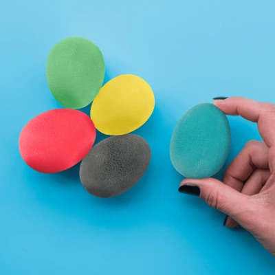 Kamuoliukas Moves Squeeze Egg (Spalva: Geltona)