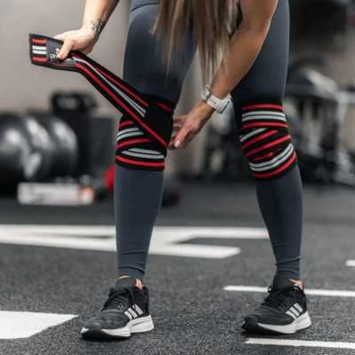 Kelių diržai GYMSTICK Pro Knee Straps