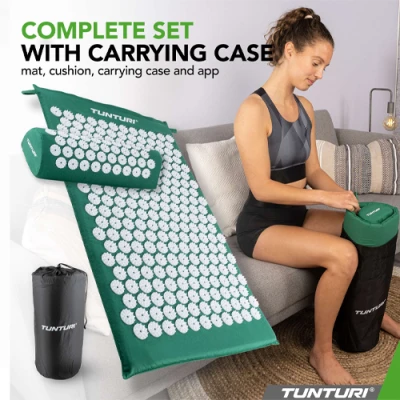 Kilimėlis TUNTURI ACUPRESSURE MAT AND PILLOW Pilkas