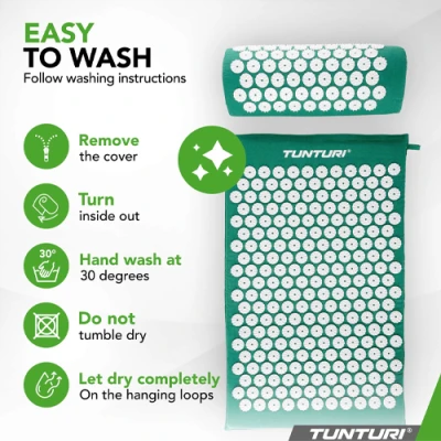 Kilimėlis TUNTURI ACUPRESSURE MAT AND PILLOW Pilkas