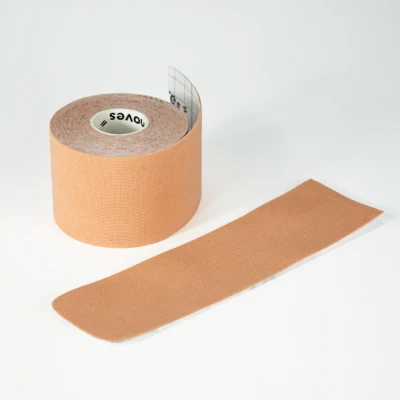 Kineziologinis teipas Moves Kinesiology Tape 5 cm x 5 m (Spalva: Mėlyna)