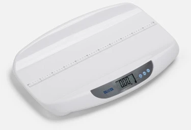 Tanita I Pagrindinės savybės: Elektroninės, buitinės, padalos vertė 10 g, svėrimo riba – 20 kg, TARE, ZERO, RECALL, HOLD, auto-OFF funkcijos. Kūdikių svarstyklės BD-590