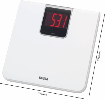 Kūno svorio svarstyklės TANITA HD-395 Bathroom Scale, baltos sp.