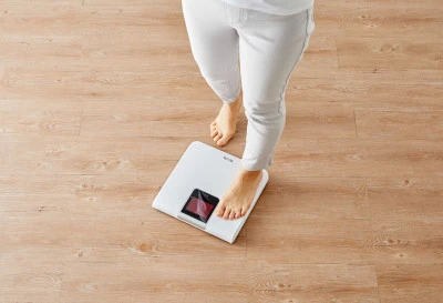 Kūno svorio svarstyklės TANITA HD-395 Bathroom Scale, baltos sp.
