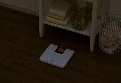 Kūno svorio svarstyklės TANITA HD-395 Bathroom Scale, baltos sp.