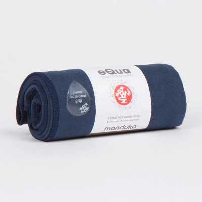 Jogos rankšluostis Manduka eQua® YOGA HAND TOWEL (Spalva: Midnight)