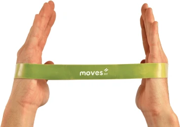 MOVES Kilpa-juosta 30 cm diametro, geltona 1 lygio