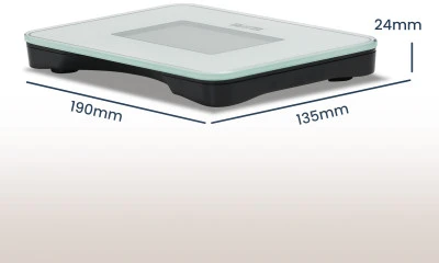 Mažiausios pasaulyje elektroninės svarstyklės TANITA HD-386, baltos