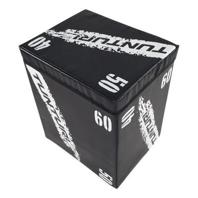Medinė / EVA platforma TUNTURI PlyoBox Soft 40/50/60 cm