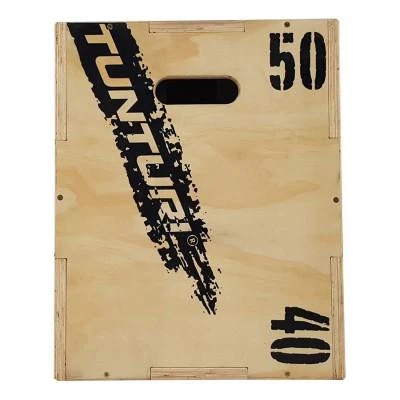 Medinė platforma TUNTURI PlyoBox 40/50/60 cm