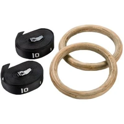 Mediniai gimnastikos žiedai SPORTBAY PRO (32mm)