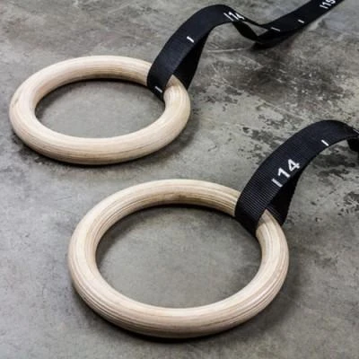Mediniai gimnastikos žiedai SPORTBAY PRO (32mm)