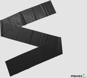 Neplyštanti elastinė juosta MOVES band 22,5 m (Spalva: Juoda)