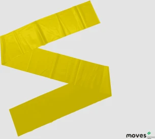 Neplyštanti elastinė juosta MOVES band 22,5 m (Spalva: Geltona)
