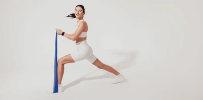 Neplyštanti elastinė juosta MOVES band 22,5 m (Spalva: Mėlyna)