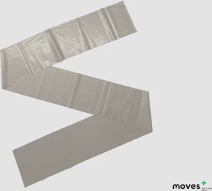 Neplyštanti elastinė juosta MOVES band 22,5 m (Spalva: Sidabrinė)