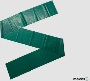 Neplyštanti elastinė juosta MOVES band 22,5 m (Spalva: Žalia)