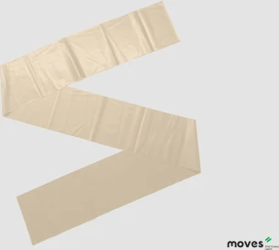 Neplyštanti elastinė juosta MOVES band 45,5 m (Spalva: Smėlio)