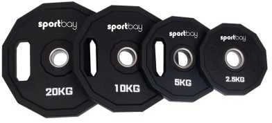 Olimpiniai CPU uretaniniai svarmenys Sportbay® CPU Weight Plates (Svoris: 5kg)