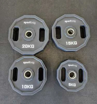 Olimpiniai CPU uretaniniai svarmenys Sportbay® CPU Weight Plates (Svoris: 5kg)