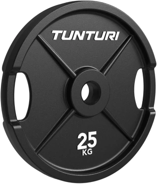 None Olimpiniai ketaus svarmenys TUNTURI Platinum 2,5–25 kg (Svoris: 25 kg)