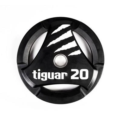 Olimpiniai PU svarmenys TIGUAR® (1.25-25kg) (Svoris: 25 kg)