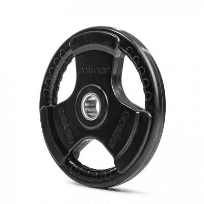 Olimpiniai svarmenys GYMSTICK Rubber 1,25-25kg (Svoris: 2.5kg)