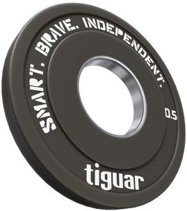 Olimpiniai svarmenys Tiguar Rubber Fractional Plates 0,5–2,5kg (Svoris: 2kg)