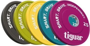 Olimpiniai svarmenys Tiguar Rubber Fractional Plates 0,5–2,5kg (Svoris: 0.5kg)
