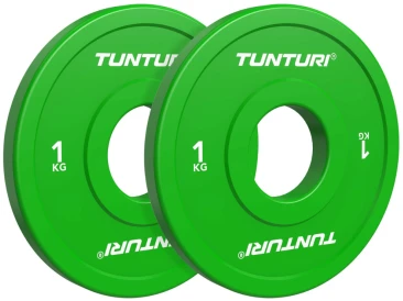 None Olimpiniai svarmenys TUNTURI Platinum Fractional Plates 0,5–2,5kg (Svoris: 2 x 1.5kg)
