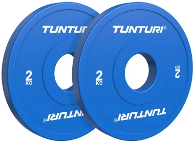 None Olimpiniai svarmenys TUNTURI Platinum Fractional Plates 0,5–2,5kg (Svoris: 2 x 1.5kg)