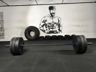 Olimpinis grifas su guoliais STRONGMAN 220cm (350kg)