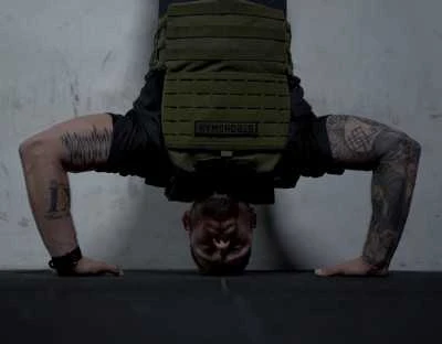 Pasunkinta taktinė liemenė STRONGMAN 18kg Army