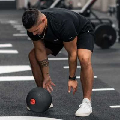 Pasunkintas kamuolys GYMSTICK Slam Ball 12kg