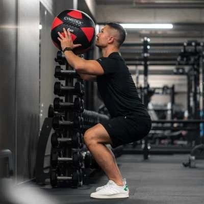 Pasunkintas kamuolys GYMSTICK Wall Ball 9kg