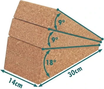 Pėdų padėties koregavimo platformos Sportbay Squat Wedge Block