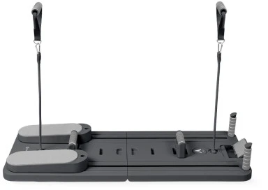 Pilates treniruoklis / reformeris GYMSTICK Pilates V Reformer Board (juodas, violetinis, rožinis) (Spalva: Juoda)