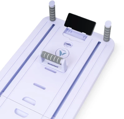 Pilates treniruoklis / reformeris GYMSTICK Pilates V Reformer Board (juodas, violetinis, rožinis) (Spalva: Violetinė)