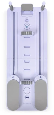 Pilates treniruoklis / reformeris GYMSTICK Pilates V Reformer Board (juodas, violetinis, rožinis) (Spalva: Violetinė)